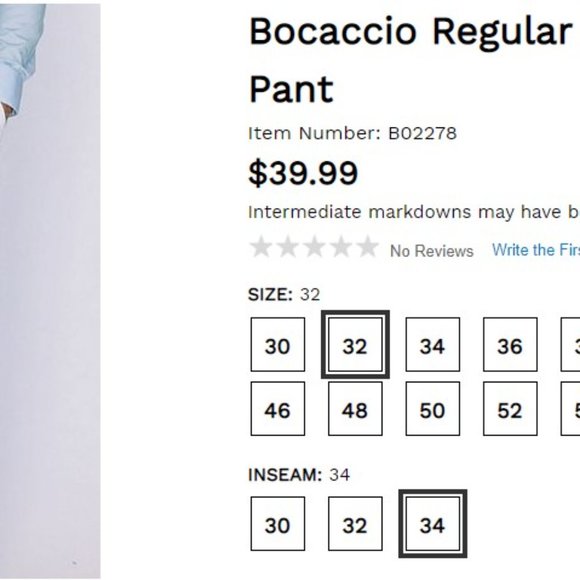 Men's white dress trousers with belt - Picture 4 of 8